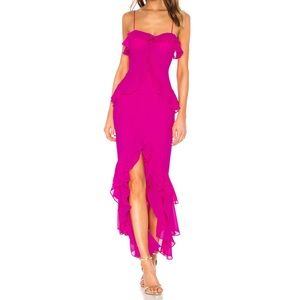 Lovers and Friends Melissa Gown, size S. Color magenta.